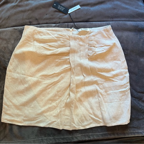 4th & Reckless NWT linen skirt size L - Picture 1 of 3